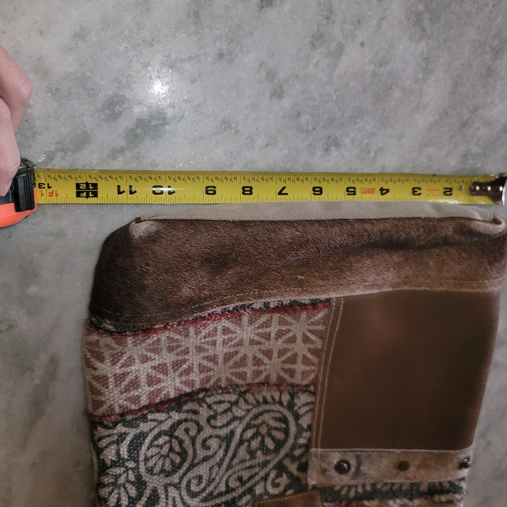 Boho Chic Patchwork Shoulder Bag - image 12